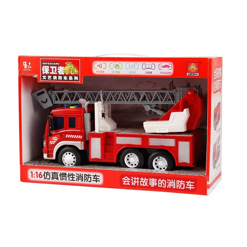 1/16 Fire Fighter Truck Model With Educational Songs And Stories