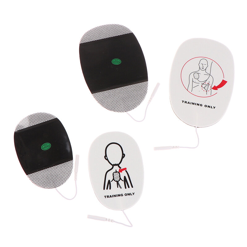 1 Pair External Defibrillation AED Training Machine Electrode Patch For Adults And Children