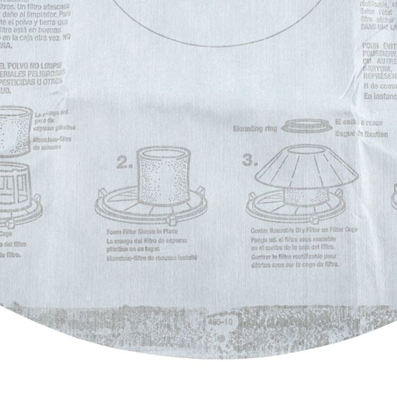 3 stücke Nass-/Trocken vakuum papiertüten für Trocken-und Nass staubsauger 90137 wieder verwendbare Scheiben filter Haushalts reinigungs werkzeuge
