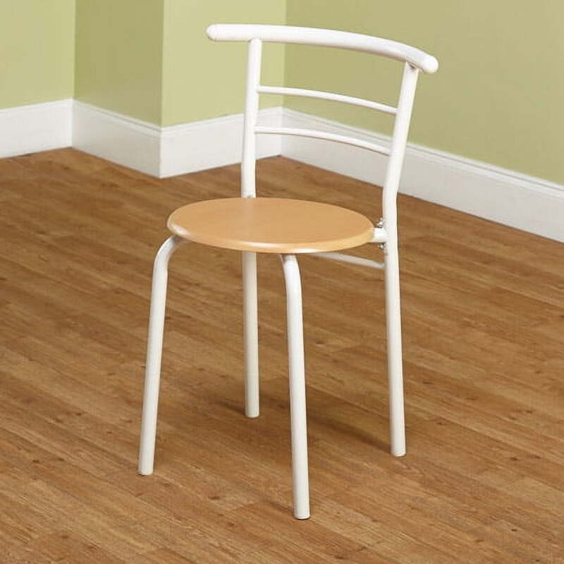 Столовый набор из 3 предметов для бистро, набор столовых приборов для паба с 2 стульями, наборы столов с железной рамой и высокой высотой, натуральные
