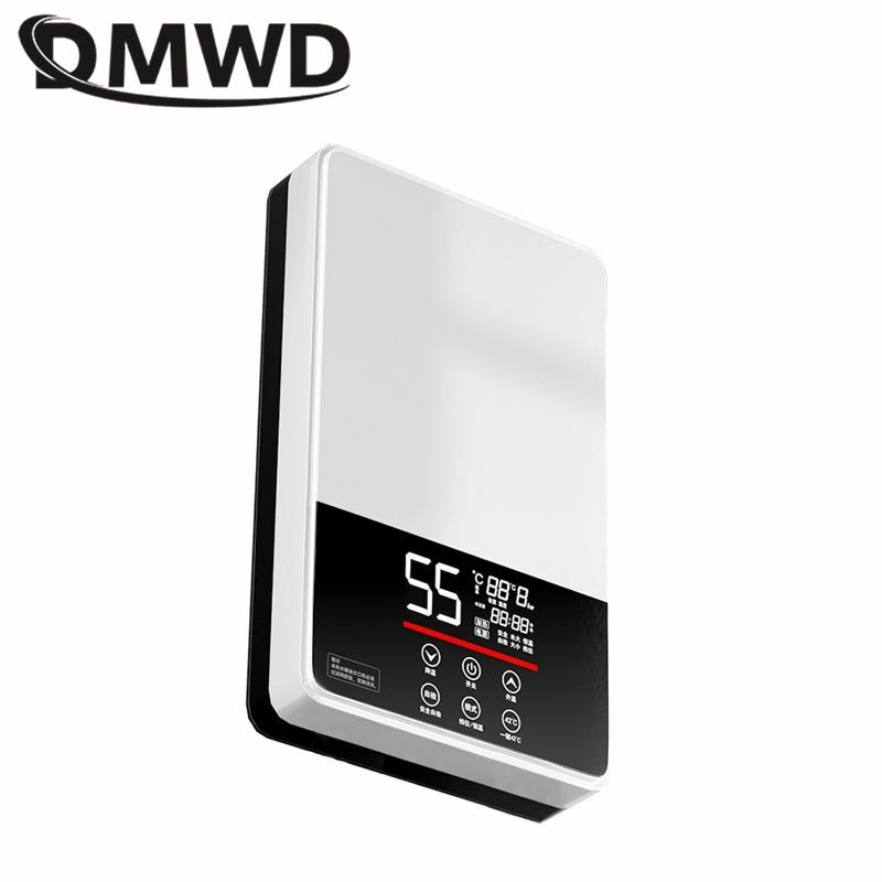 DMWD-calentador de agua eléctrico termostático, 7000W, Control remoto, calefacción instantánea, impermeable, sin depósito, para ducha y baño