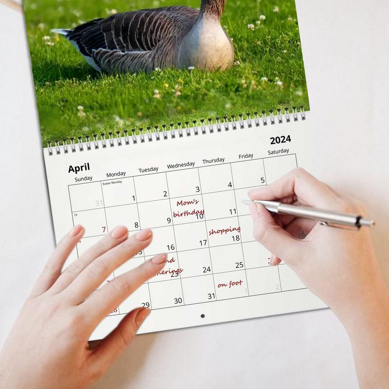 Настенный календарь 2024, годовой график планировщик на стену, годовой график для улучшения срока службы планировщик на стену для холодильника