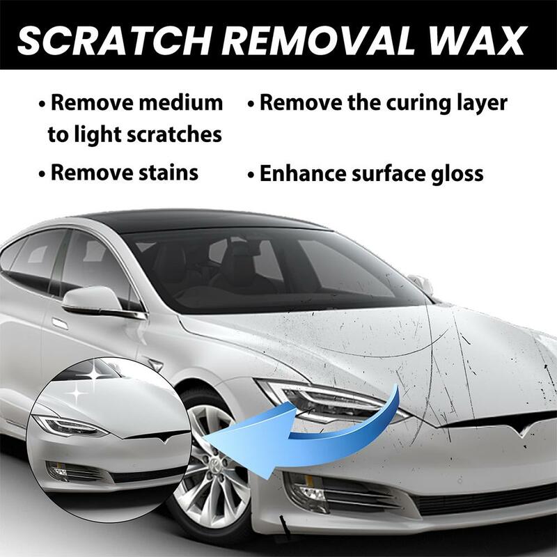 Car Scratch Repair Paste, Cera Composto, Auto Paint Cream, Removedor de Polimento, Reparação de Arranhões, Care Pas R0Q5, 120ml