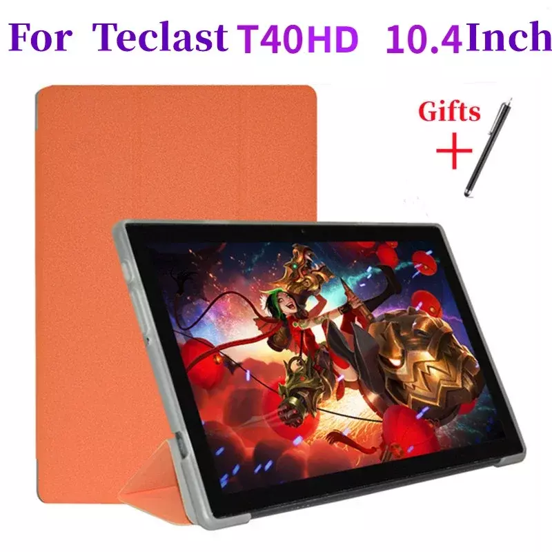 Casing untuk Teclast T40HD 10.4 "Tablet, penutup cangkang lunak TPU berdiri untuk t40AIR