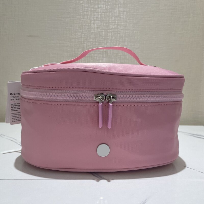 Kit di accesso superiore ovale di moda borsa per cosmetici da donna di alta qualità borsa per trucco a prova di borsa stile Casual borse da palestra portatili da viaggio