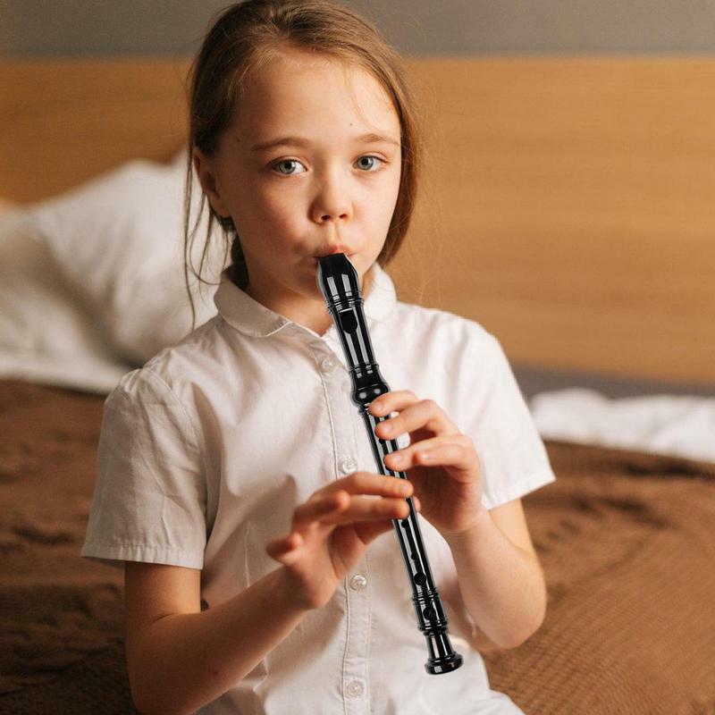 Instrumento soprano gravador infantil, gravador de 8 buracos, instrumentos musicais, flauta descantante, instrumentos de aula