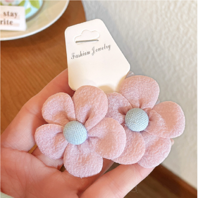 Colorful Flower Hair Ring Cute and Versatile Without Hurting Hair, Elastic and Baby Hair Accessories