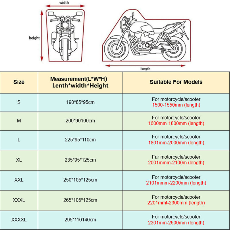 Juste de Protection UV Anti-Poussière et Pluie pour Scooter Honda Xadv 750 Xadv750, Accessoires de Moto, Imperméable, Extérieur
