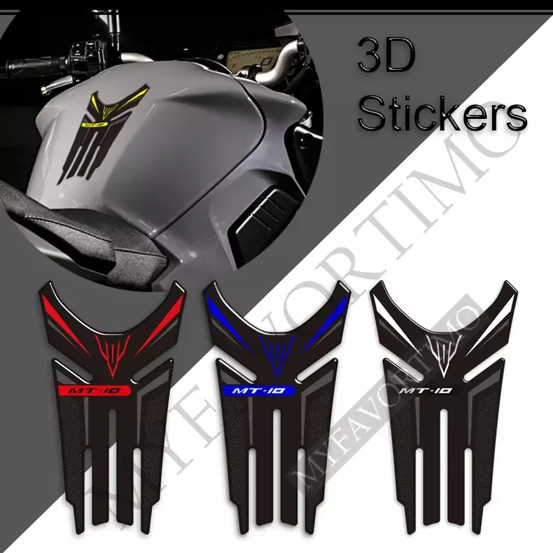 For Yamaha MT10 FZ10 FZ MT - 10 SP Decals Tank Pad Grips Gas Fuel Oil Kit Knee Protector Hyper Naked Bike Motorcycle Stickers