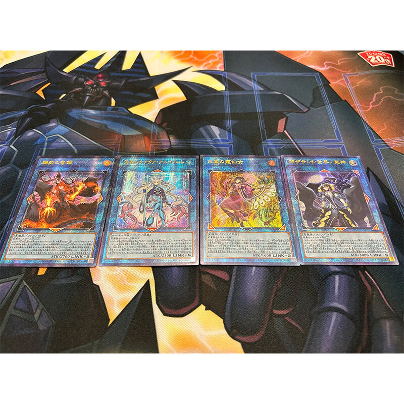 Diy Yu-Gi-Oh! Anime Character Collection Cartoon Homemade Bronzing Rare Collection Flash Card Game Card Board Game Toys  Gift