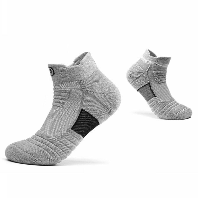 Calcetines tobilleros de baloncesto para hombre, medias profesionales de alta calidad, con toalla gruesa, para correr, ciclismo y deportes, 3 pares