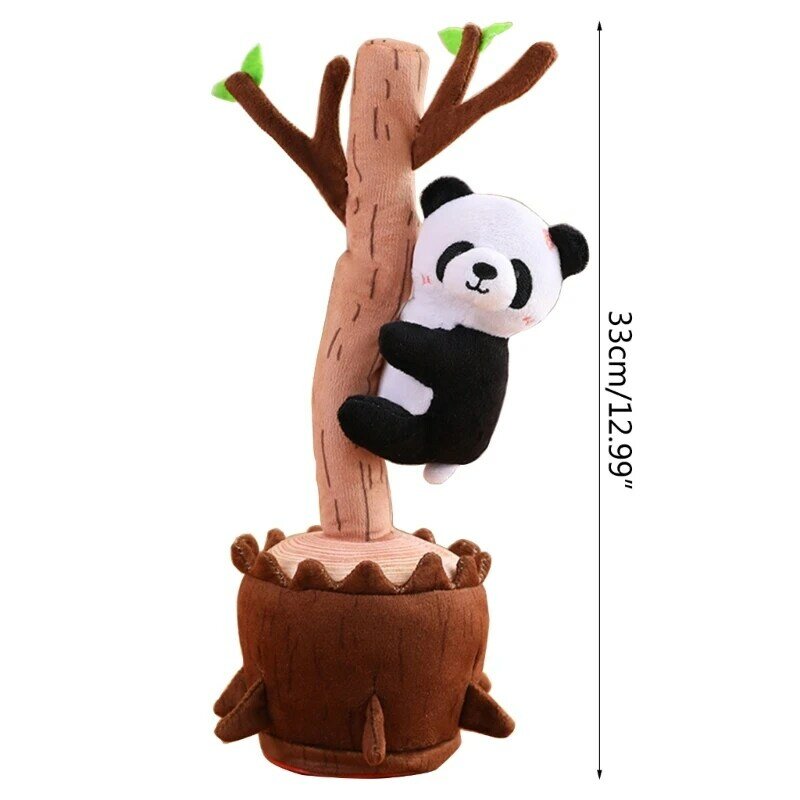 Śmieszne śpiewające drzewo zabawka rekord powtórz zabawka kształcie zwierzątka prezent urodzinowy dla przedszkola