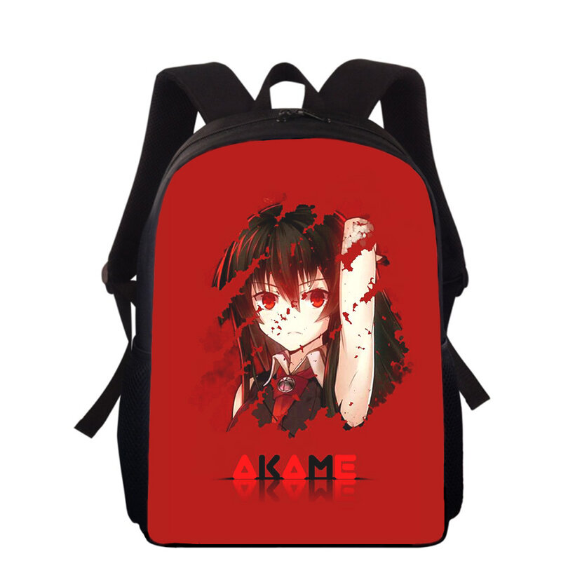 Anime Akame Ga Kill 15 ”3D Print plecak dla dzieci torby szkolne dla chłopców podstawowej dziewczyny z plecakiem dla uczniów torby na książki szkolnego