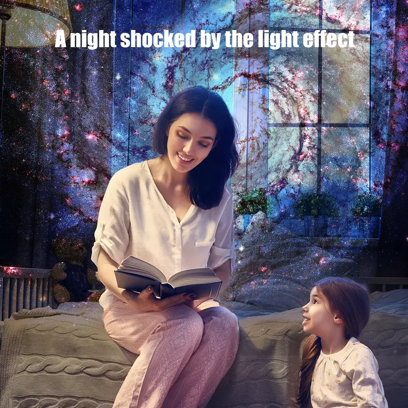 Akimid Pick-Up Starry Night Projection Lamp Starry Night Top Omgevingslicht Slaapkamer Kids Hd Focus Full Sky Stars