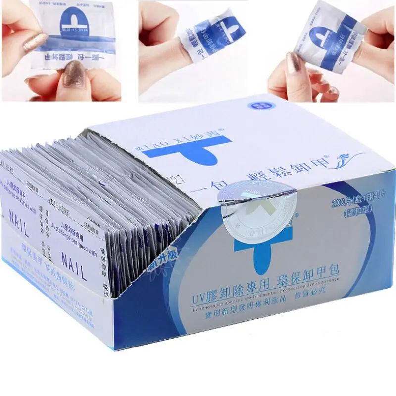 20/60/100Pcs impacchi per smalto per unghie con smalto per unghie con Acetone tovaglioli speciali rimovibili UV per detergente per Manicure Gel UV rimuovi