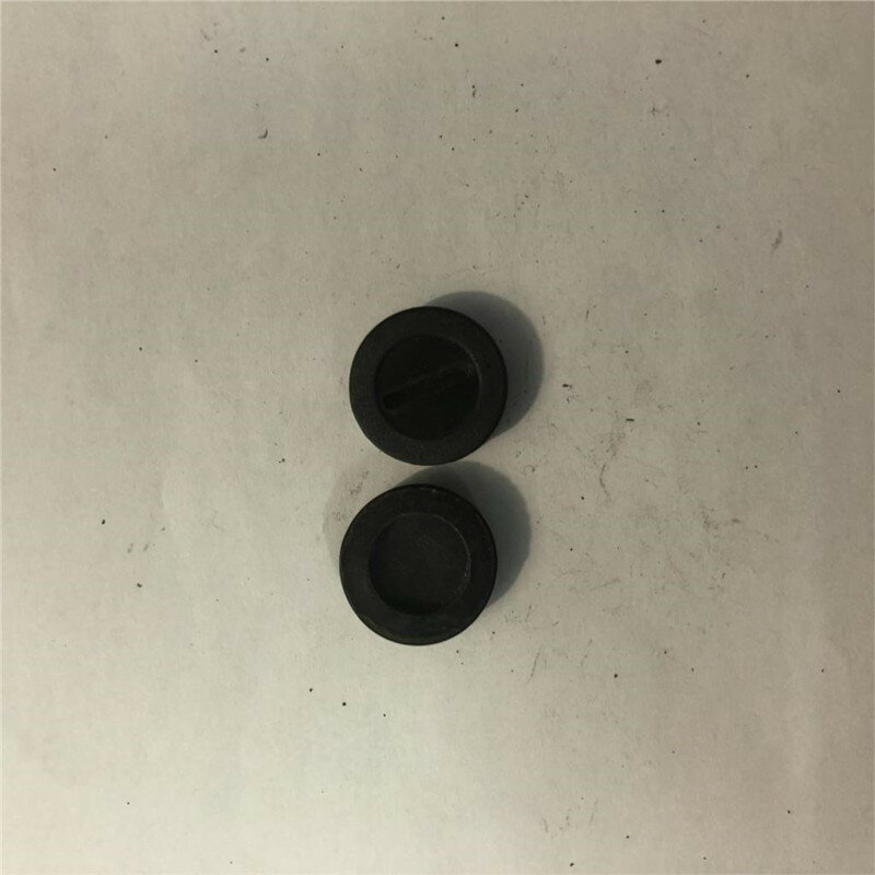 Tapa de rosca de plástico para cepillo de carbono, 2 piezas, 20mm de diámetro