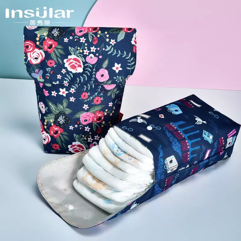 Portable Baby Diaper Storage Bag Multifunctional Diaper Storage Bag for Babies Outdoor Wet Diaper Storage Bags