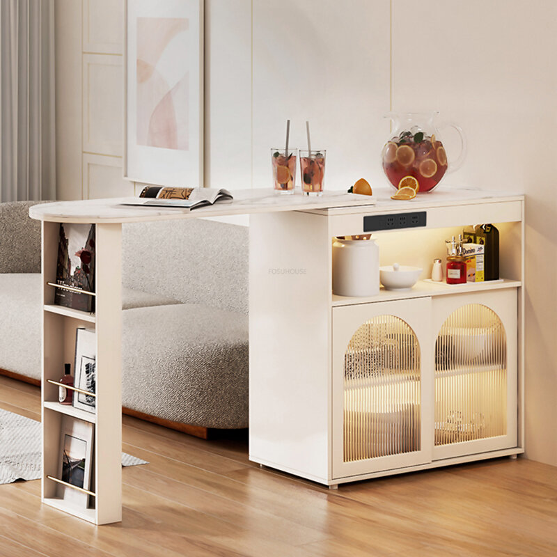 Nordic Slate Bar Wine Cabinet, Living Room Display Cabinet, Modern partição Wine Glass Rack, armazenamento de arte, Wijred Home Furniture