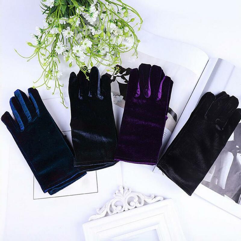 Модные привлекательные женские короткие перчатки для опервечерние, аксессуары для одежды, танцевальные перчатки, декоративные перчатки для сцены
