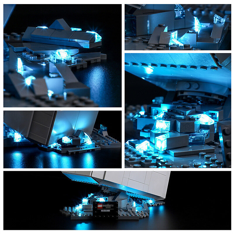 Zestaw oświetlenia LED DIY do młota LEGO 76209 (tylko światło LED, bez modelu bloku)