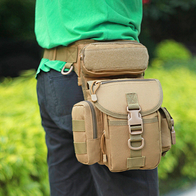 2024 New Waterproof Waist Bag Oxford Waist with Hip and Leg Strap One Shoulder Messenger Casual Photography Sports New Leg Bag