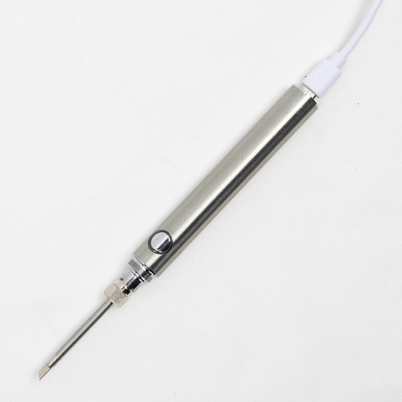Ручка для снятия наконечников для пайки, электрический прибор для удаления волос с USB разъемом, с регулируемой температурой, без аккумулятора, 5 В, 2 А