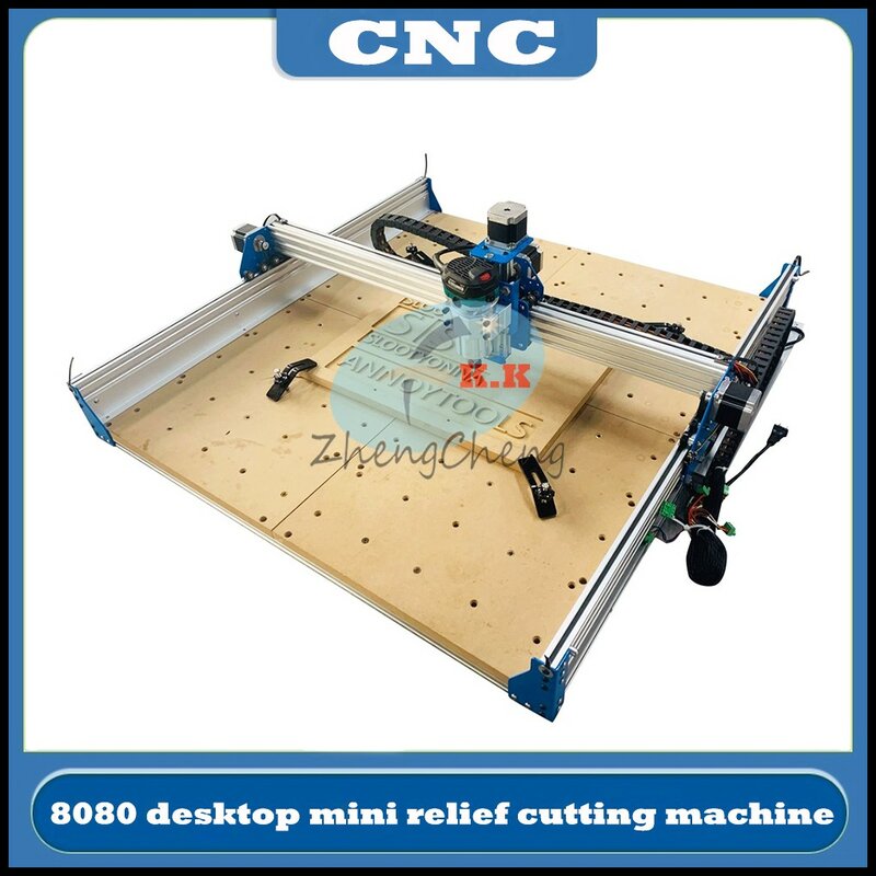 ミニデスクトップ彫刻機,レーザー切断,パンチングの刻印のための実用的なマシン,ホットアップデート,モデル8080