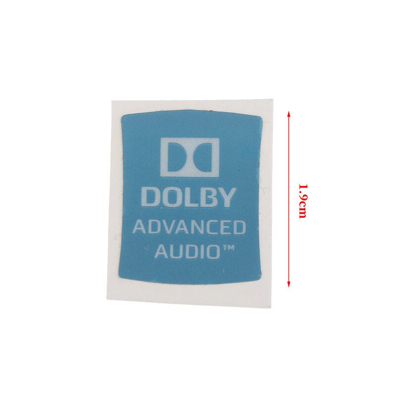 Autocollants Dolby Surround Sound pour ordinateur portable, décoration de bureau, bricolage, attro