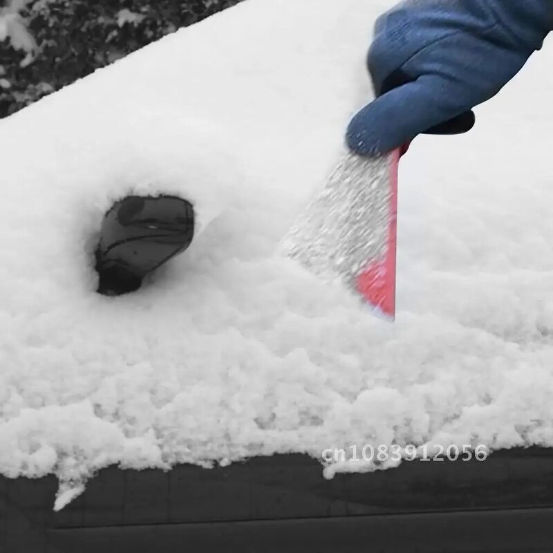 Alat pembersih kaca depan mobil, Aksesori Otomotif kecil ABS pengikis es dapat dilepas cepat jendela kaca depan mobil musim dingin