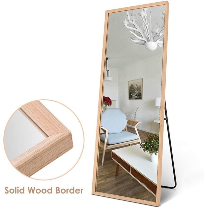 Espejo de tocador de piso a techo, dormitorio con soporte/vestidor, espejo de tocador, espejo de pared