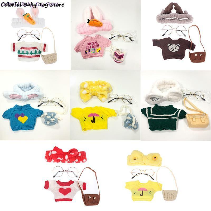 Duck Clothes Accessories for Children, Cute Plush Dolls, Little Bear Toys, Presentes de aniversário, 30 cm