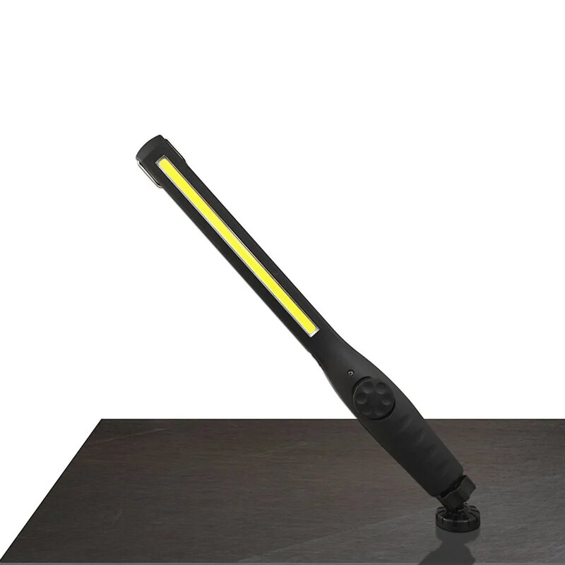 Tocha magnética recarregável USB, Lanterna LED COB Tocha Touchable Luz de inspeção portátil Camping Lâmpada de reparo de carro