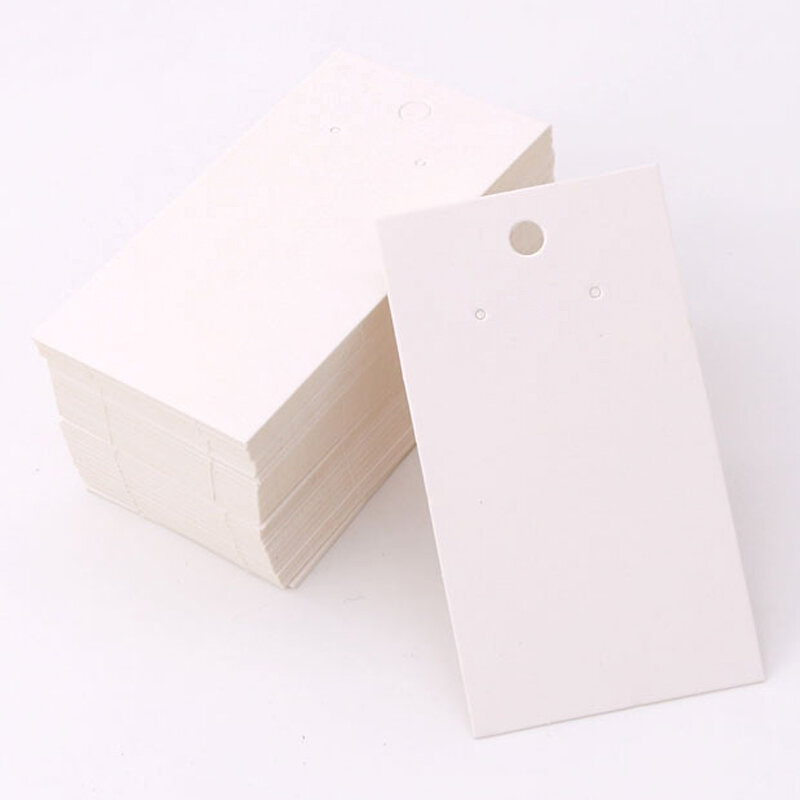 50Sets Oorbel Kaarten En 50 Stuks Zakken Ketting Oorbel Kaarten Self-Seal Zakken Kraftpapier Kaart Voor diy Sieraden Verpakking
