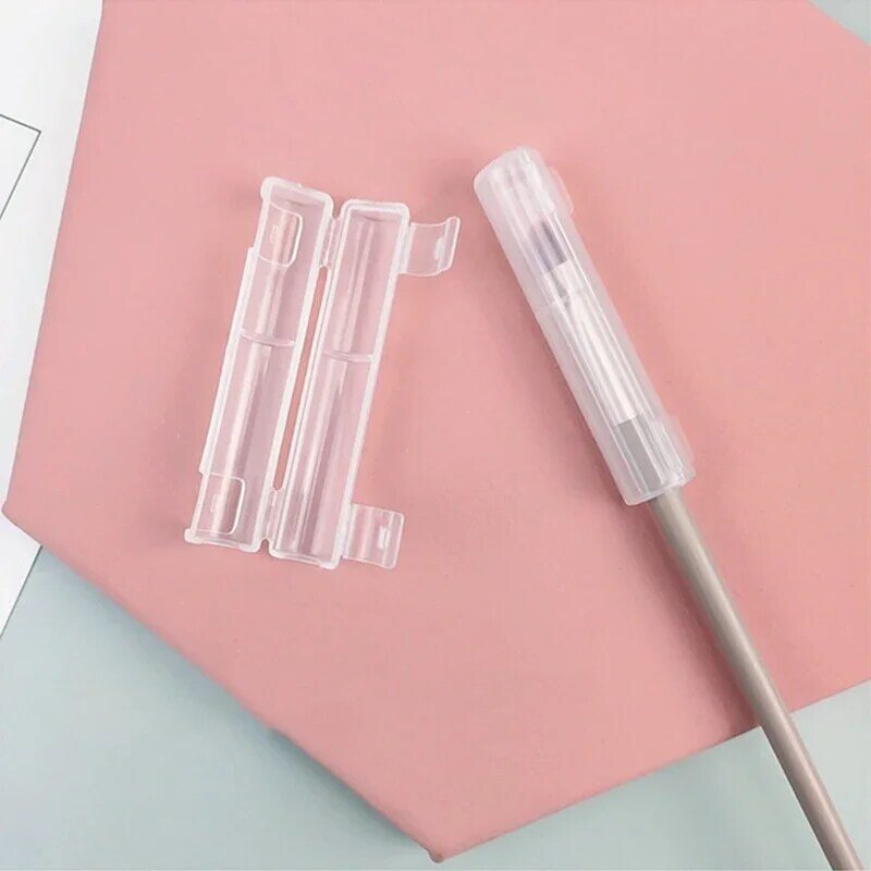 Makeup Brush Transparent Dust Cover Antibacterial Moisture Proof Foundation Eye Shadow Lip Brush Bristles Storage Accessories