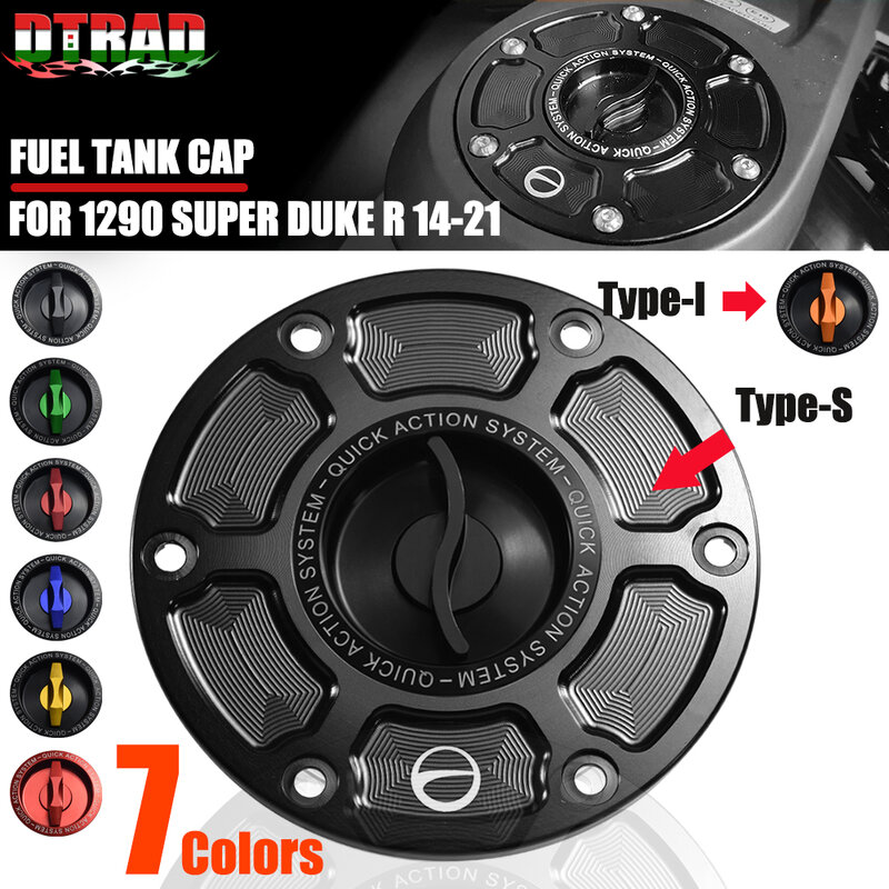 Tapa del tanque de combustible para motocicleta, accesorio para 1290 SUPER DUKE R SDR 2014-2021, 1090 1190 SUPER ADVERNTURE ADV R GT, cubierta del tanque de Gas