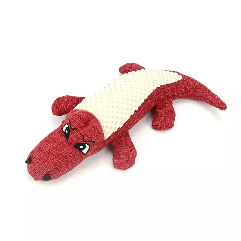 Dog Toy for Small Large Dogs Voice Crocodile Animals Puzzle Toy Bite Resistant Interactive Pet Clean Teeth Chew Toy Pet Supplies