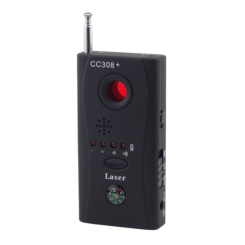 Cc308 + sinal da onda de rádio detecto do sinal da lente da câmera sem fio da varredura da escala completa do tracer do dispositivo de wifi rf da câmera da completo-gama