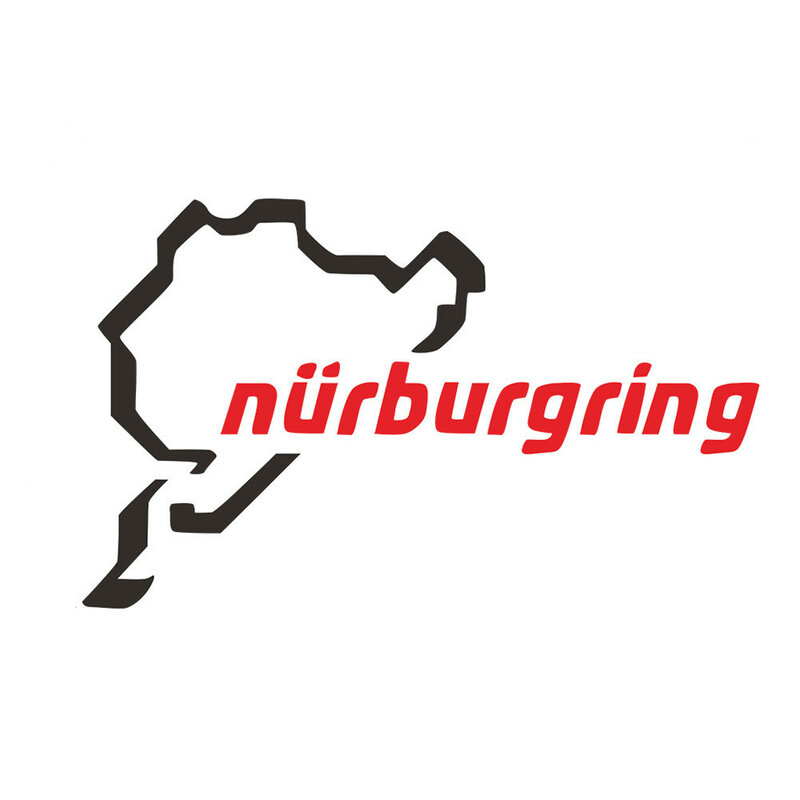 Klasyczne naklejki samochodowe naklejki tor wyścigowy Nurburgring naklejki samochodowe Deca CarWaterproof Auto krem do opalania naklejki samochodowe KK