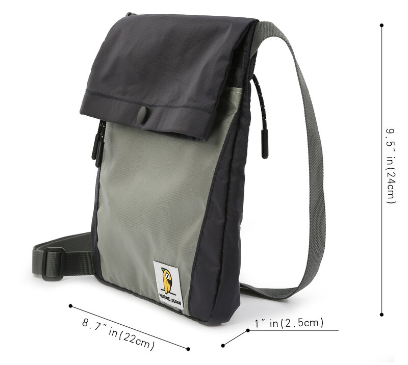 Супер яркая нагрудная сумка для путешествий, Спортивная маленькая переноска, поясная сумка, женские и мужские Портативные водонепроницаемые нейлоновые сумки через плечо с карманом