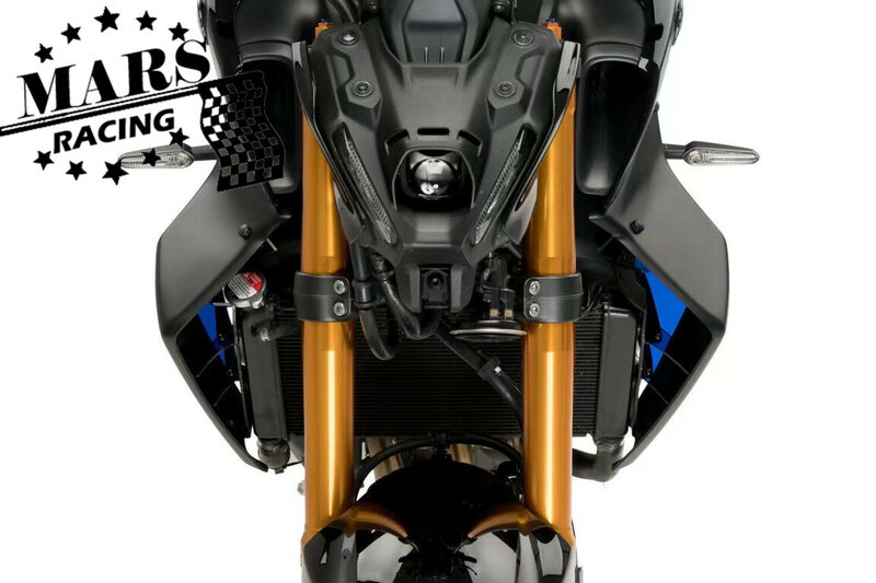 Per YAMAHA nuovo MT-09 MT09 FZ09 2021 2022 2023 moto Sport Downforce spoiler laterali nudi deflettore aerodinamico dell'ala del vento