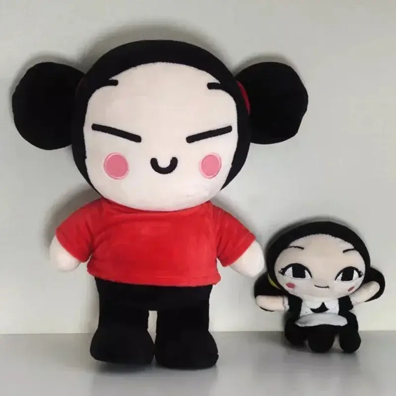 Mainan Mewah Pucca dan Garu 25Cm Boneka Gaya Tiongkok Boneka Figur Bantal Tidur Hadiah Ulang Tahun Pasangan Pernikahan
