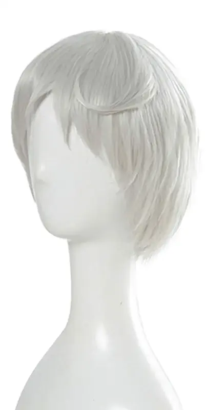 La promessa Neverland normanno Hairs Cosplay Silver Headwear parrucche accessori di Halloween Cosplay hair for Boys Girls