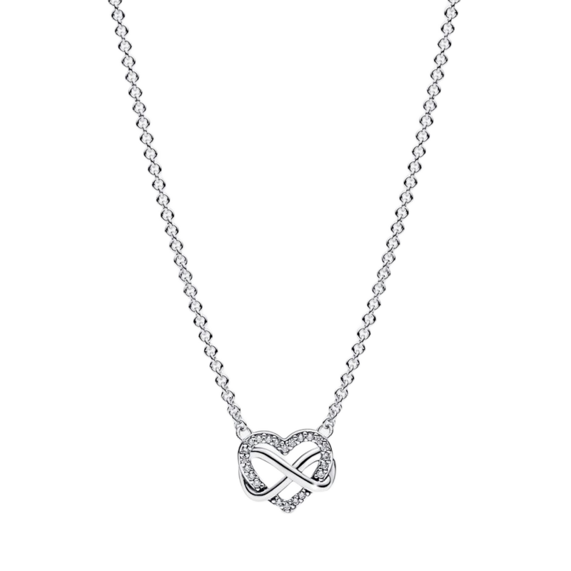 925 colar de prata esterlina com logotipo original para mulheres, pingente de pandora diy, jóias, venda quente, luxo e moda, atacado