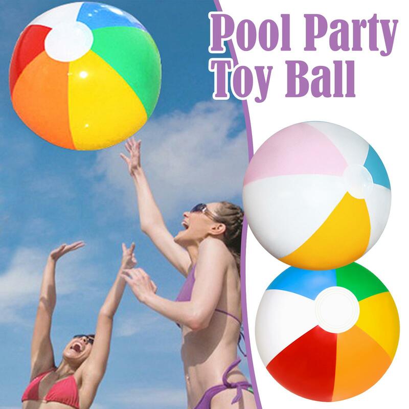 Globos inflables coloridos de 30/40cm para jugar en la piscina, juego de agua, pelota deportiva de playa, juguetes Saleaman para niños