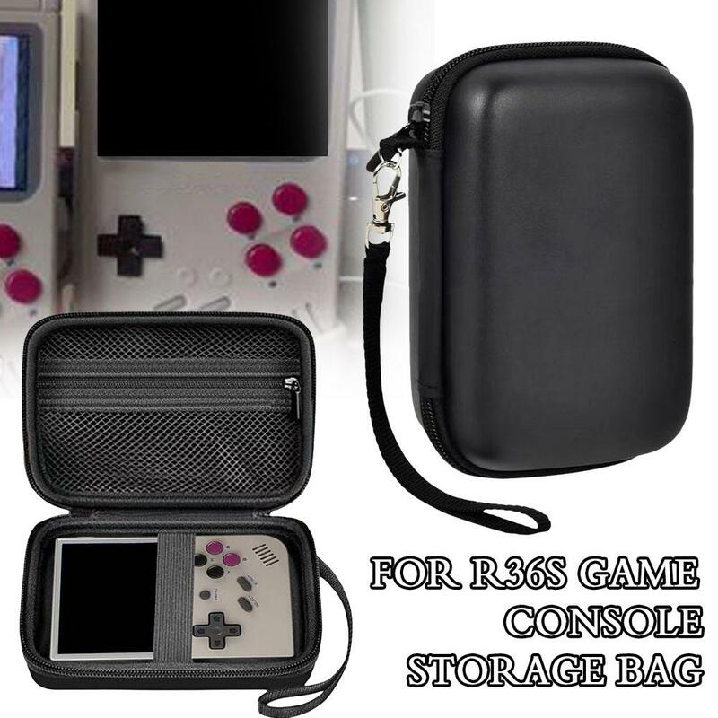 กระเป๋าเก็บคอนโซลเกมสำหรับ R36S RG353V/RG35XX/RG353VS/R35S/R36S กระเป๋าเก็บเกมมือถือแบบพกพาคอนโซล P1Y8