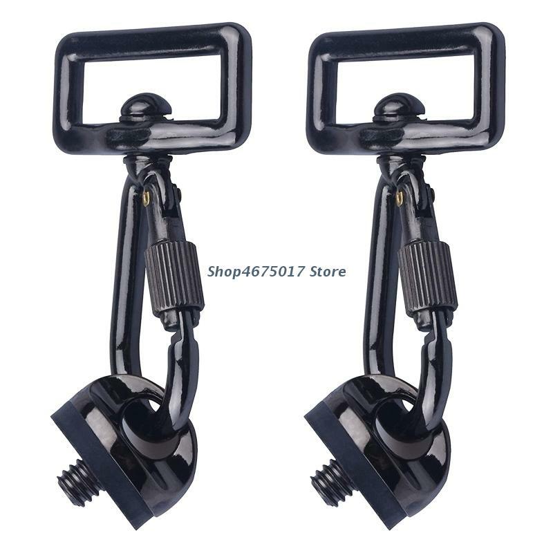 Camera accessoires 1/4 "schroefadapter verbindingshaak voor snelle sling riem schouderhals dslr camera tas