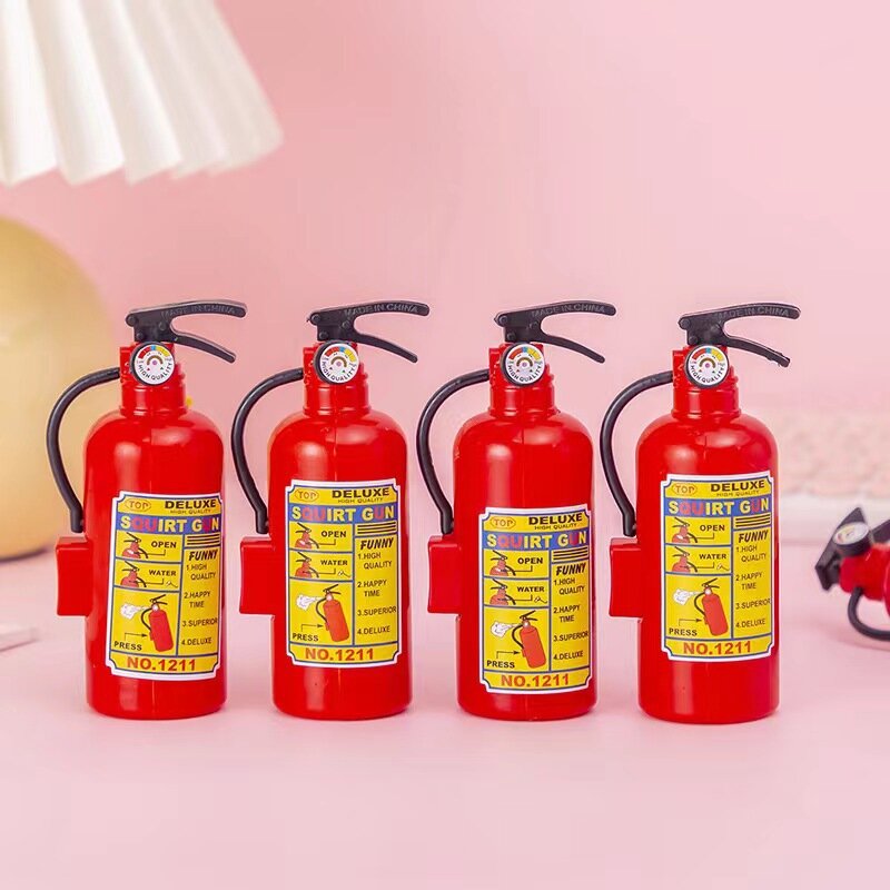 Fire Extintor Water Sprayer Brinquedos para Crianças, Engraçado Mini, Pessoa Inteira, Prank Water Play, Praia, Spray de Natação, Criativo, 3 Pcs, 6 Pcs