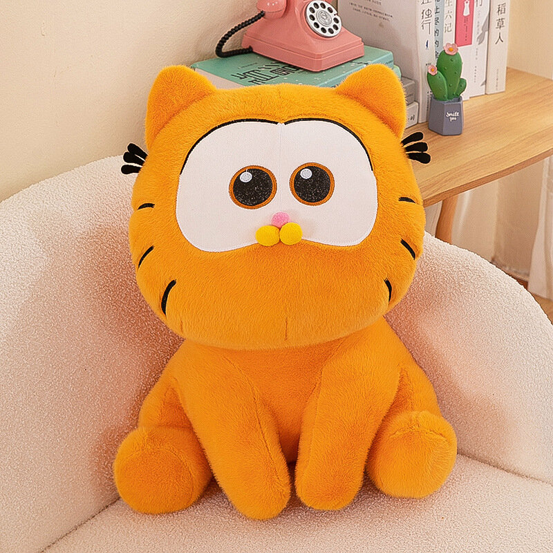 25Cm Kawaii Garfield peluche bambola brutto gatto decorazione della stanza farcito peluche giocattoli Anime figura Home Decor Kid Girl regalo di compleanno ragazzo
