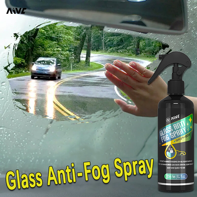 AIVC Anti-fog Spray Glass Anti Fog Coating Agent Defogger Long-lasting Effect Car Care Defogging Products Auto Mirror