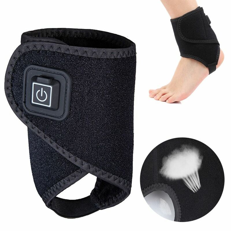 สุขภาพไฟฟ้า Warm Joint Brace Wrap Pain Relief ความร้อนข้อเท้า Pad Heated Massager